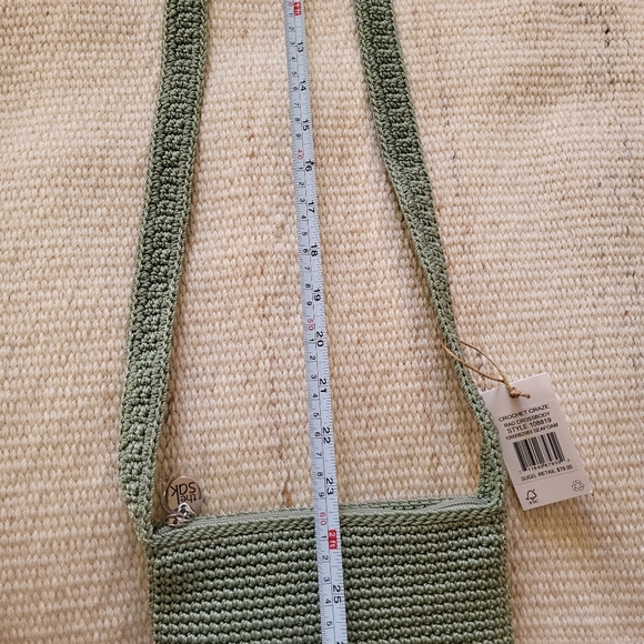 NWT The Sak Crochet Craze Rad Crossbody in Seafoam - Picture 12 of 12
